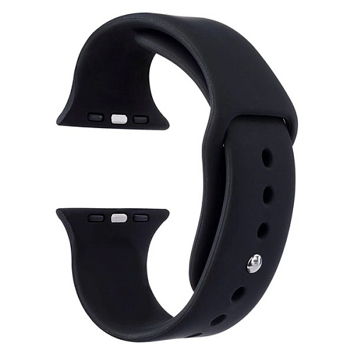 Ремешок силиконовый «vlp» Silicone Band для Apple Watch 42/44 мм, черный