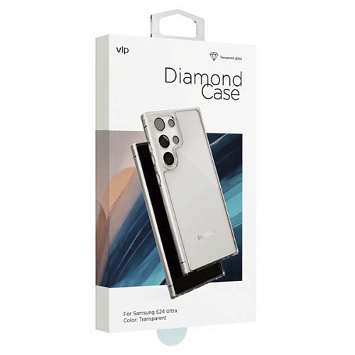 Чехол Samsung S24 Ultra "vlp" Diamond Case, прозрачный