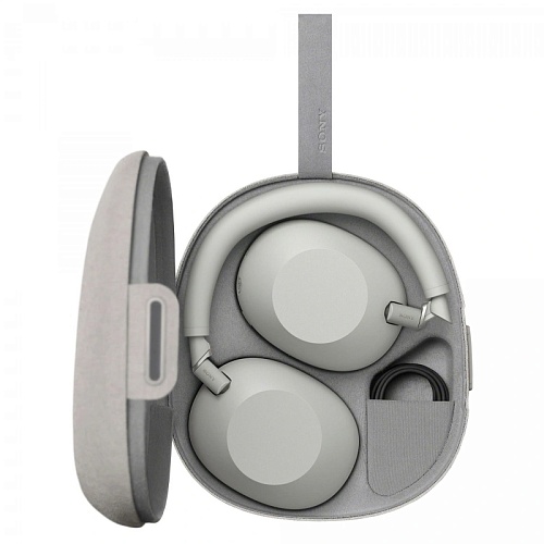 Беспроводные наушники Sony WH-1000XM6, серебристый