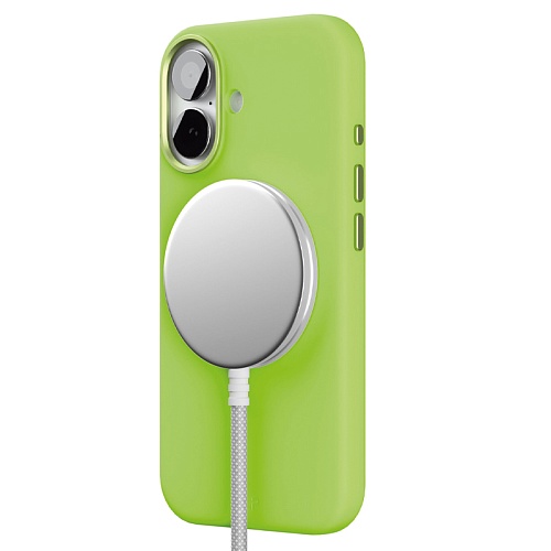 Чехол iPhone 17 VLP Aster Pro Case с MagSafe, лаймовый