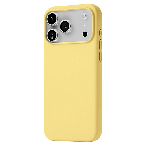 Чехол iPhone 17 Pro Max uBear Touch Mag Case, MagSafe, желтый