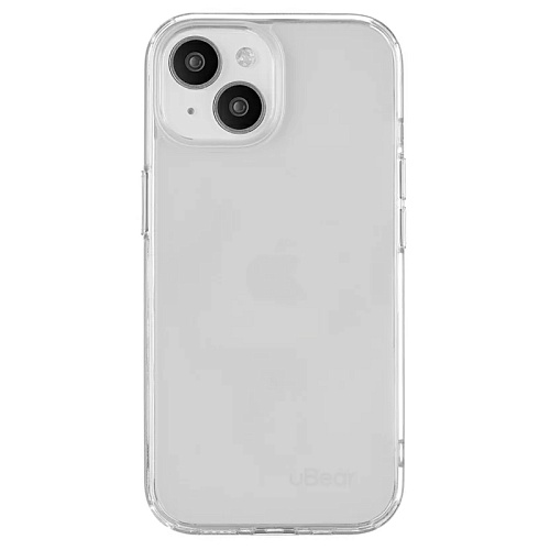 Чехол iPhone 15 uBear Real Case, усиленный, прозрачный