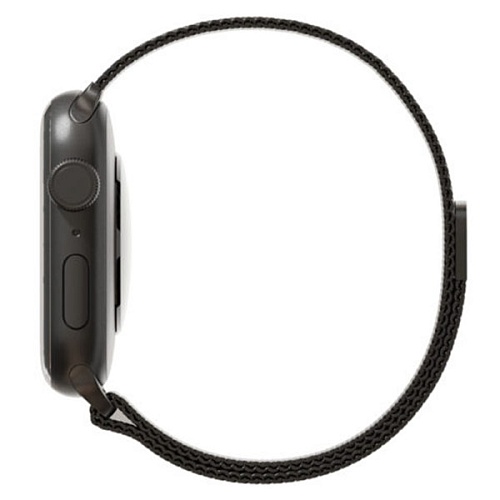 Ремешок из нержавеющей стали "vlp" для Apple Watch 42/44/45мм, чёрный