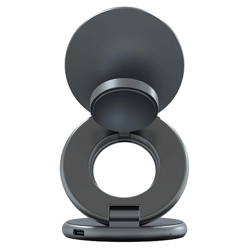 Беспроводное зарядное устройство 3в1 Magssory Signature Pro для Apple, с MagSafe, с поддержкой Qi2, черный