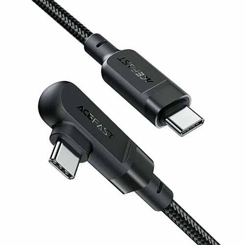 Кабель угловой ACEFAST C5-03 USB-C to USB-C 100W, черный