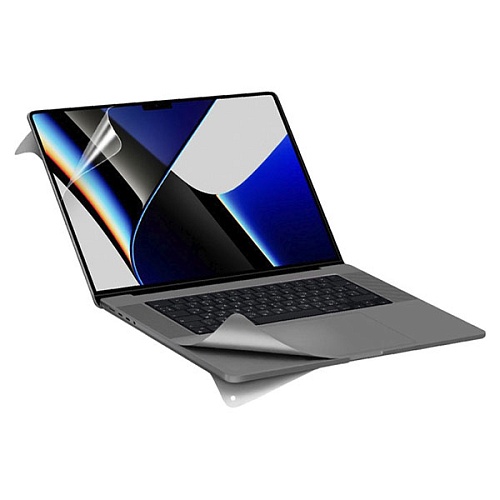 Защитная плёнка MacBook Pro 13 TouchBar MOCOLL (5 в 1), серый