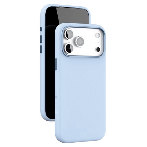 Чехол iPhone 17 Pro VLP Aster Pro Case с MagSafe, голубой