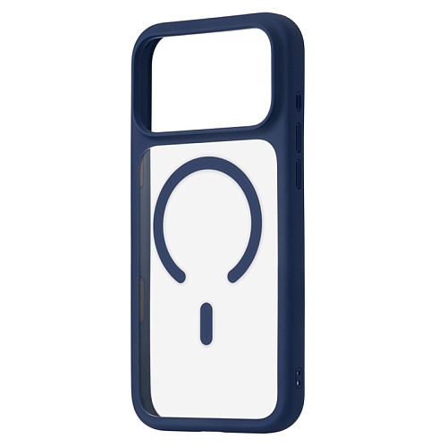 Чехол iPhone 17 Pro Max uBear Shade Case, MagSafe, синий