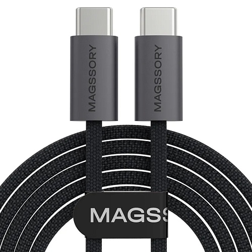 Кабель Magssory Line C 60W 2.4m USB-C Cable, темно-серый
