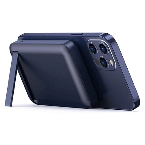 Внешний аккумулятор WIWU Snap Cube Magsafe Wireless Charge SC 10000mAh, синий