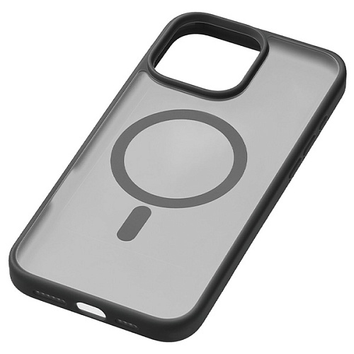 Чехол uBear Cloud Mag Case iPhone 16 Pro, силк-тач, черный