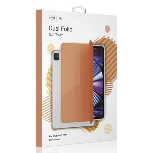 Чехол iPad Pro 2021 (11'') "vlp" Dual Folio, оранжевый