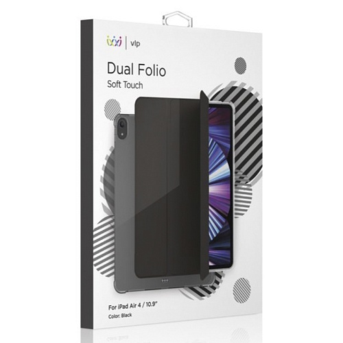 Чехол iPad Air 2020 (10.9'') "vlp" Dual Folio, черный