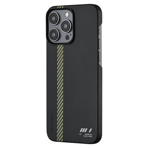 Чехол iPhone 15 Pro Pitaka Fusion Weaving MagEZ 5 Break the Line
