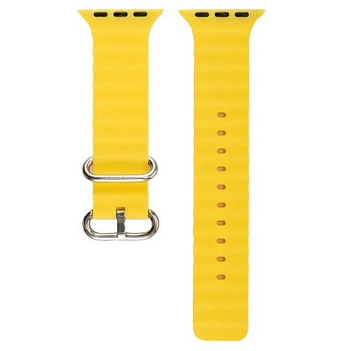 Ремешок Gurdini Ocean Band для Apple Watch 42/44/45/49мм, желтый