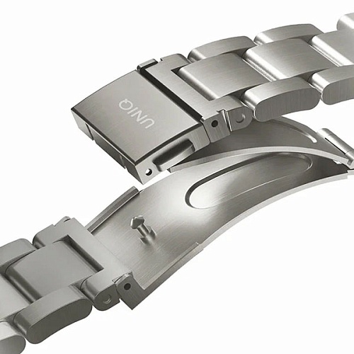 Ремешок стальной UNIQ OSTA для Apple Watch 49/45/44/42, титановый