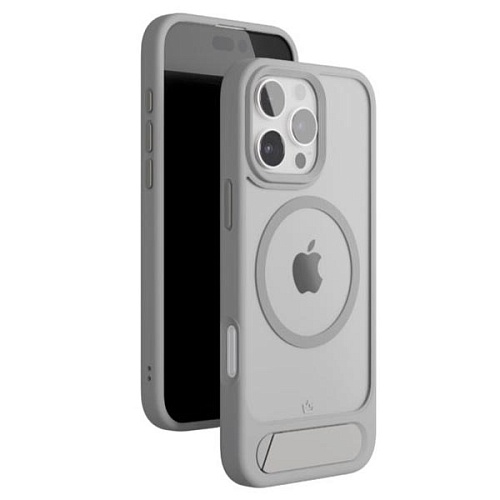 Чехол защитный "vlp" Reels Case с MagSafe для iPhone 16 Pro Max, серый