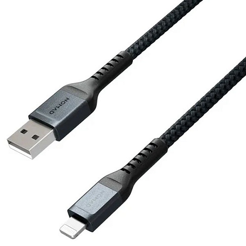 Кабель Nomad Kevlar USB - Lightning MFI 1.5 м, черный