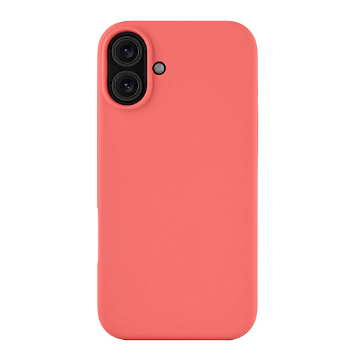 Чехол uBear Touch Mag Case iPhone 16 Plus, софт-тач, коралловый