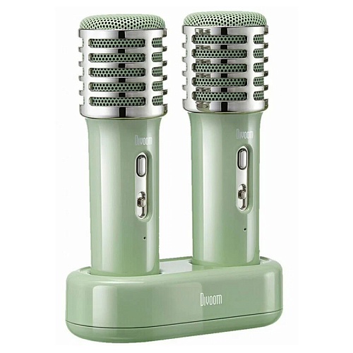 Беспроводная колонка Divoom SongBird-HQ с 2 микрофонами, зеленый