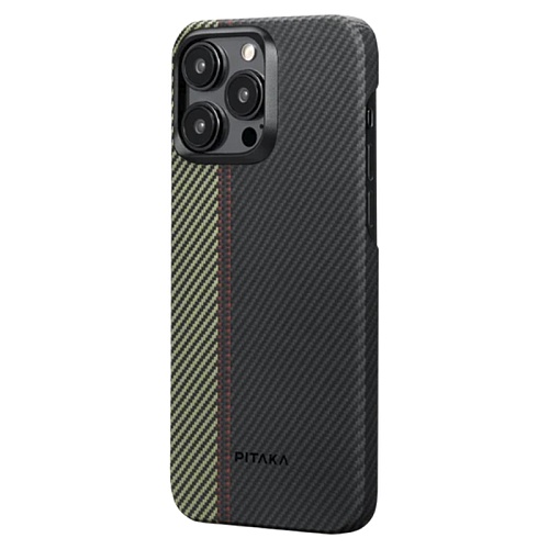 Чехол iPhone 15 Pro Pitaka MagEZ Case 4 Overture, кевлар