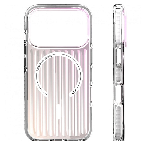 Чехол iPhone 17 Pro Max VLP Pulse Case с MagSafe, перламутровый