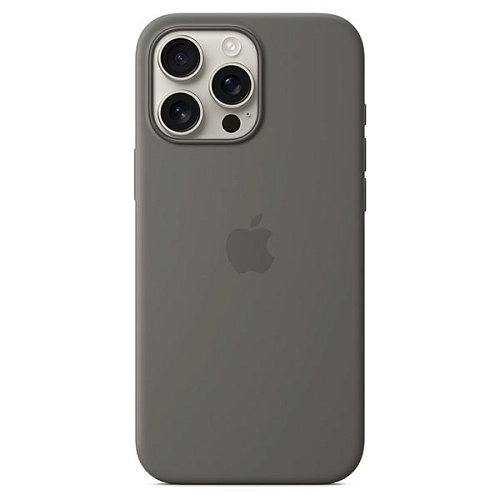 Чехол iPhone 16 Pro Silicone MagSafe, Stone Gray
