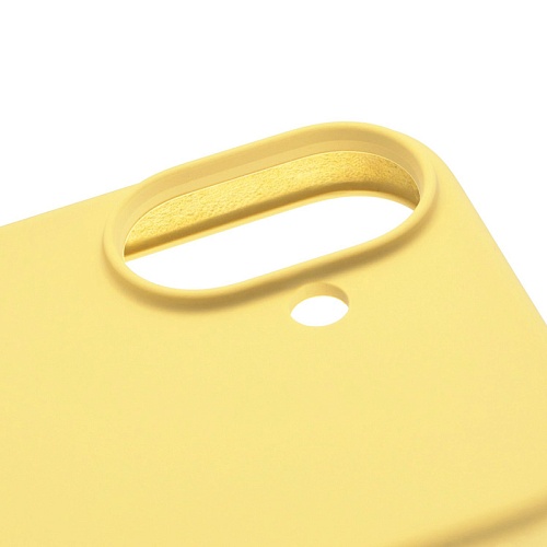 Чехол iPhone 17 uBear Touch Mag Case, MagSafe, светло-желтый