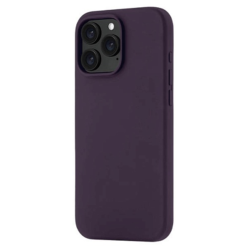 Чехол uBear Touch Mag Case iPhone 16 Pro, софт-тач, темно-фиолетовый