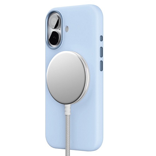 Чехол iPhone 17 VLP Aster Pro Case с MagSafe, голубой