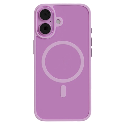 Чехол iPhone 17 AceCase Soft Rim, розовый