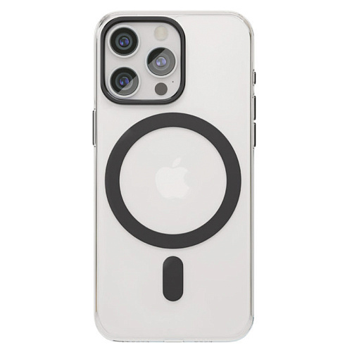 Чехол iPhone 15 Pro "vlp" Diamond Case MagSafe, черный