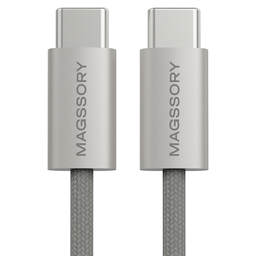Кабель Magssory Line C 60W 2.4m USB-C Cable, титановый