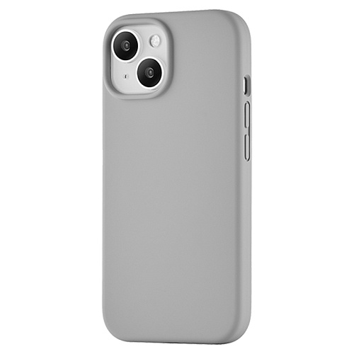 Чехол iPhone 15 uBear Touch Mag Case MagSafe, серый