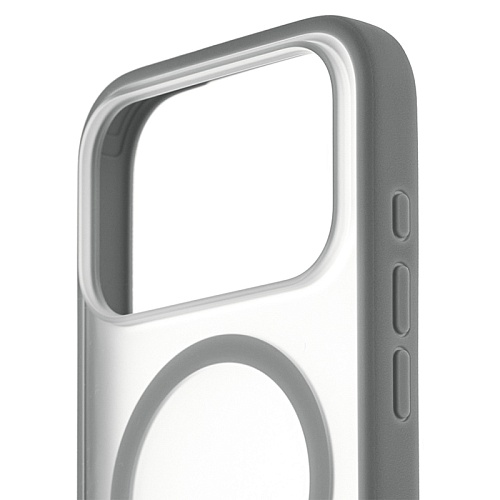 Чехол iPhone 17 Pro Max uBear Stand 360 Mag Case, MagSafe, серый