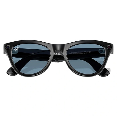 Умные очки Ray-Ban Skyler Shiny Black, Clear/Cerullean Blue Transitions, (52-20-150mm)