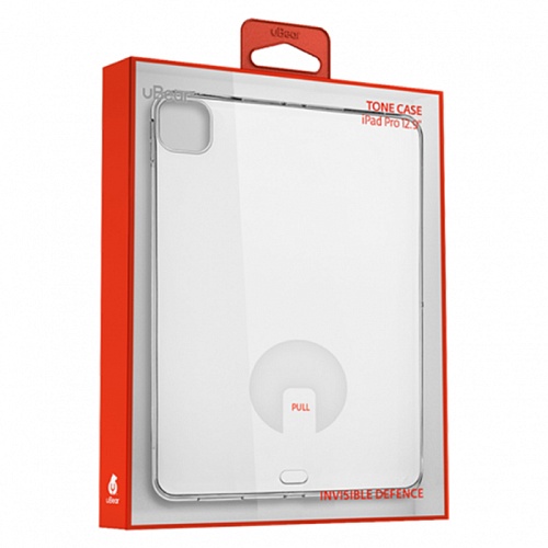 Чехол iPad Pro 12,9" uBear Tone Case, прозрачный