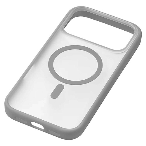 Чехол iPhone 17 Pro uBear Cloud Mag Case, MagSafe, серый