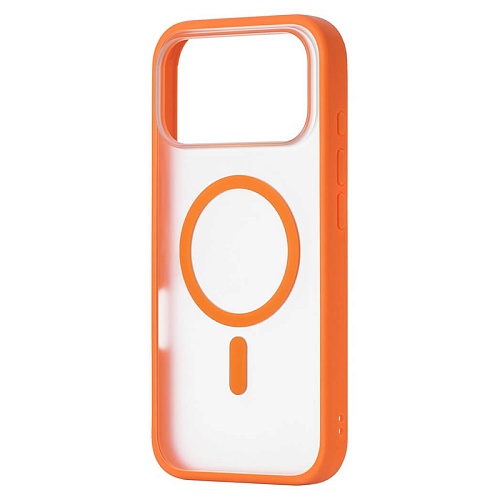 Чехол iPhone 17 Pro uBear Cloud Mag Case, MagSafe, оранжевый