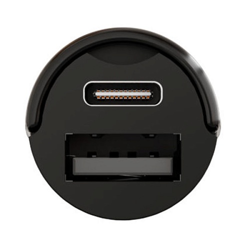 Автомобильное зарядное устройство "vlp" С-Power 38W USB-C+USB-A, PD, QC, черный