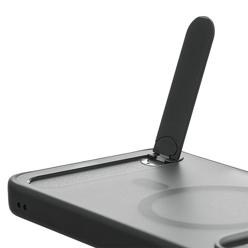 Чехол iPhone 17 Pro Max uBear Stand 360 Mag Case, MagSafe, черный