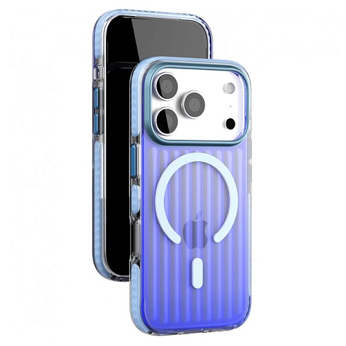 Чехол iPhone 17 Pro Max VLP Pulse Case с MagSafe, синий