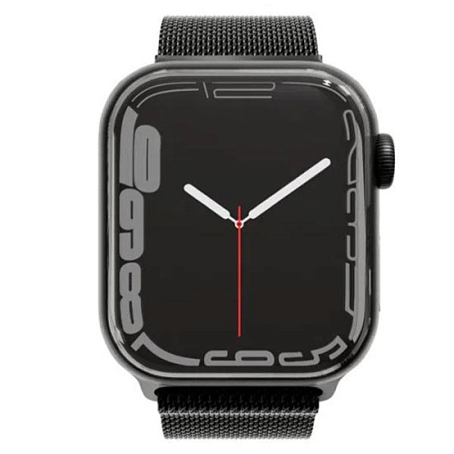 Ремешок из нержавеющей стали "vlp" Milanese Band Pro для Apple Watch 42/44/45 мм, черный