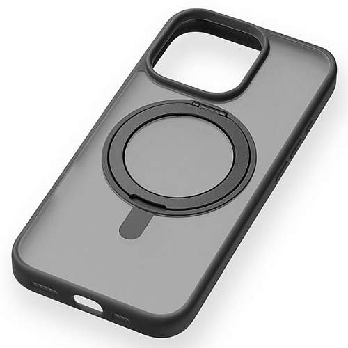 Чехол uBear Сlip 360 Mag Case iPhone 16 Pro Max, силк-тач, черный