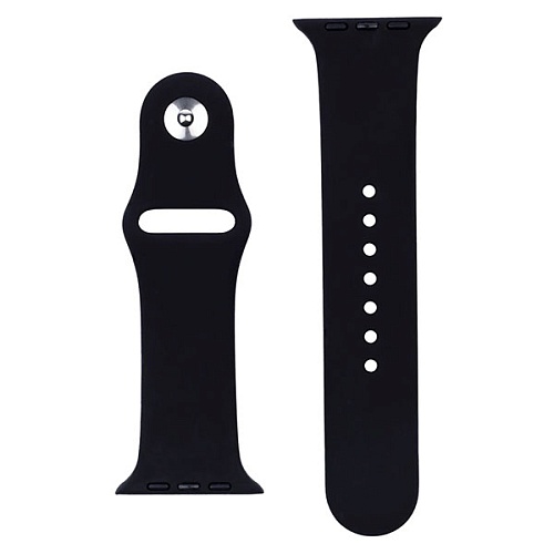 Ремешок силиконовый «vlp» Silicone Band для Apple Watch 42/44 мм, черный