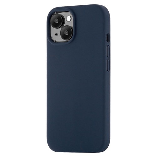 Чехол iPhone 15 uBear Touch Mag Case MagSafe, темно-синий