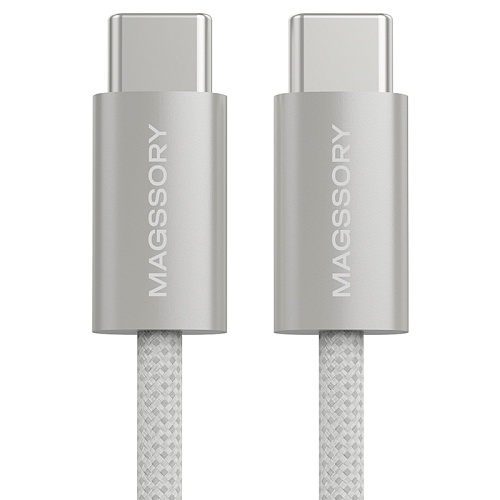 Кабель Magssory Line C 60W USB-C, 1,5м, белый