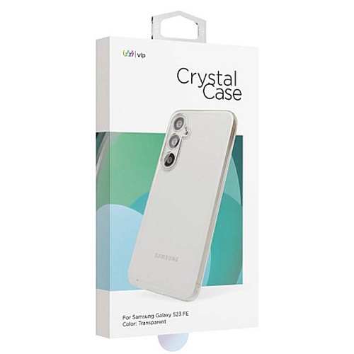 Чехол Samsung S23 FE "vlp" Crystal Case, прозрачный