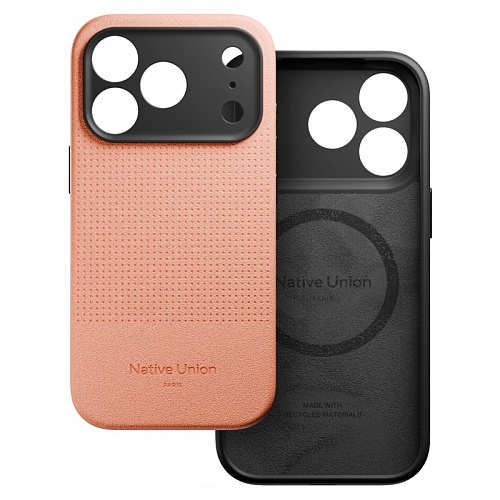 Чехол iPhone 17 Pro Max Native Union ACTIVE CASE, персиковый