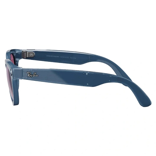 Умные очки Ray-Ban Headliner Shiny Jeans, Dusty Red Polarized, (50-23-150mm)